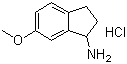 1-氨基-6-甲氧基茚盐酸盐结构式_103028-80-4结构式