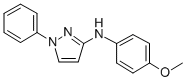 1H-pyrazol-3-amine,n-(4-methoxyphenyl)-1-phenyl- Structure,103141-09-9Structure