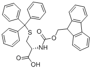Fmoc-S-三苯甲基-L-半胱氨酸结构式_103213-32-7结构式