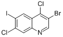 3-溴-4,7-二氯-6-碘-喹啉结构式_1032816-46-8结构式
