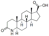 3-酮-4-氮杂-5a-雄烷-17b-羧酸结构式_103335-55-3结构式