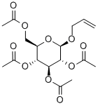 烯丙基-四-O-乙酰基-β-D-吡喃葡萄糖苷结构式_10343-15-4结构式