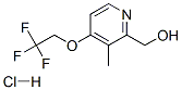 2-羟甲基-3-甲基-4-(2,2,2-三氟乙氧基)吡啶结构式_103577-66-8结构式
