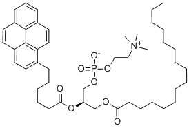 (7R)-4-羟基-N,N,N-三甲基-10-氧代-7-[[1-氧代-6-(1-芘基)己基]氧基]-3,5,9-三氧杂-4-磷杂二十五烷-1-铵内盐 4-氧化物结构式_103625-33-8结构式