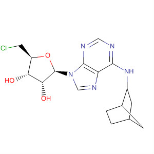 2.1]-2-庚基-5-氯-5-脱氧腺苷酸结构式_103626-26-2结构式
