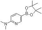N,N-二甲基-5-(4,4,5,5-四甲基-1,3,2-二氧硼烷)-2-氨基吡啶结构式_1036991-24-8结构式