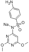磺胺间甲氧嘧啶钠结构式_1037-50-9结构式