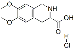 (S)-6,7-二甲氧基-1,2,3,4-四氢-3-异喹啉羧酸盐酸盐结构式_103733-66-0结构式
