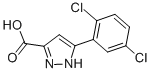 5-(2,5-二氯苯基)-1H-吡唑-3-羧酸结构式_1038549-20-0结构式
