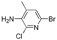 3-氨基-6-溴-2-氯-4-甲基吡啶结构式_1038920-08-9结构式