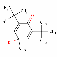 2,6-二(叔丁基)-4-羟基-4-甲基-2,5-环己二烯-1-酮结构式_10396-80-2结构式