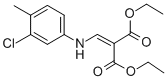 2-((3-氯-4-甲基苯基氨基)亚甲基)丙二酸二乙酯结构式_103976-11-0结构式