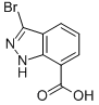 3-溴-1H-7-羧酸吲唑结构式_1040101-01-6结构式