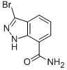 3-溴-1H-吲唑-7-甲酰胺结构式_1040101-02-7结构式