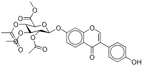 黄豆苷元7-三-O-乙酰基-beta-D-葡萄糖醛酸甲酯结构式_1041134-15-9结构式