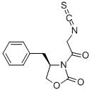 N-(异硫代氰基乙酰基)-(4r)-苄基-2-噁唑烷酮结构式_104324-18-7结构式