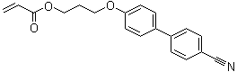 3-[(4-氰基[1,1-联苯]-4-基)氧基]丙基2-丙酸酯结构式_104357-57-5结构式