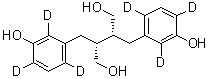 外消旋肠二醇-d6结构式_104411-12-3结构式