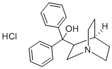 (3-奎宁基)二苯基甲醇盐酸盐结构式_10447-39-9结构式
