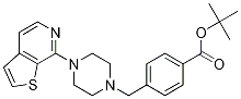 4-[(4-Thieno[2,3-c]pyridin-7-yl-1-piperazinyl)methyl]benzoic acid tert-butyl ester Structure,1044764-15-9Structure