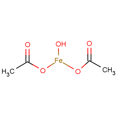 醋酸铁结构式_10450-55-2结构式