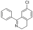 7-氯-1-苯基-3,4-二氢异喹啉结构式_104576-30-9结构式