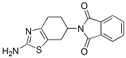 2-氨基-6-邻苯二甲酰亚氨基-4,5,6,7-四氢苯并噻唑结构式_104618-33-9结构式