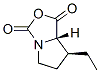 (7s-顺式)-(9ci)-7-乙基四氢-1H,3h-吡咯并[1,2-c]噁唑-1,3-二酮结构式_104641-03-4结构式