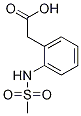2-[(甲基磺酰基)氨基]苯乙酸结构式_1047724-24-2结构式