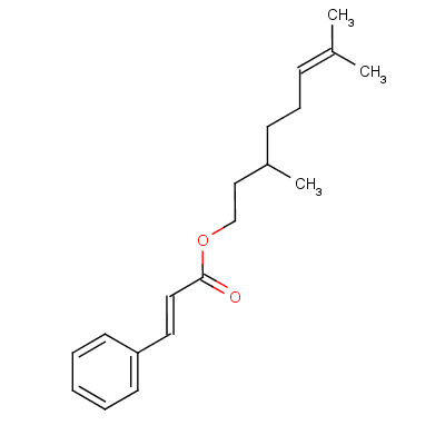 3,7-二甲基-6-辛烯-1-肉桂酸 cas no.