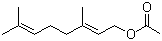 乙酸香叶酯结构式_105-87-3结构式