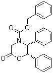 Benzyl (2S,3R)-(+)-6-oxo-2,3-diphenyl-4-morpholinecarboxylate Structure,105228-46-4Structure