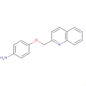 4-(2-喹啉甲氧基)苯胺结构式_105326-95-2结构式