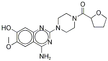 [4-(4-氨基-7-羟基-6-甲氧基-2-喹唑啉基)-1-哌嗪](四氢-2-呋喃)甲酮结构式_105356-90-9结构式