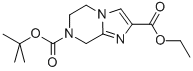 5,6-二氢咪唑并[1,2-a]吡嗪-2,7(8H)-二羧酸-7-(1,1-二甲基乙基)2-乙酯结构式_1053656-22-6结构式