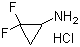 2,2-二氟-1-环丙胺盐酸盐结构式_105614-25-3结构式