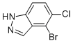 4-溴-5-氯-1H-吲唑结构式_1056264-74-4结构式