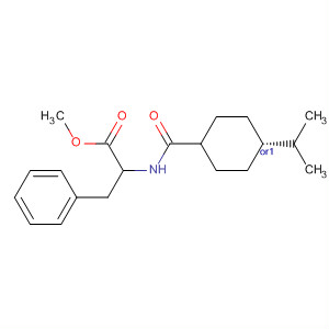 n-[[反式-4-(1-甲基乙基)环己基]羰基]-D-苯基丙氨酸甲酯结构式_105746-47-2结构式
