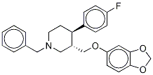 (3S,4R)-3-[(1,3-苯并二氧戊环-5-基氧基)甲基]-1-苄基-4-(4-氟苯基)哌啶结构式_105813-14-7结构式