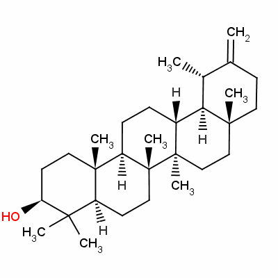 Taraxasterol standard Structure,1059-14-9Structure