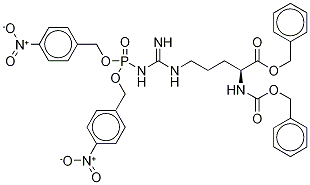 Nalpha-苄氧羰基-壬-甲基葡糖酰胺-二-p-硝基苄基磷酰-L-精氨酸苄酯结构式_105975-49-3结构式
