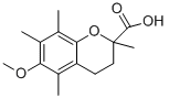 6-甲氧基-2,5,7,8-四甲基色满-2-羧酸结构式_106461-96-5结构式