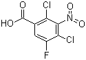 2,4-二氯-5-氟-3-硝基苯甲酸结构式_106809-14-7结构式