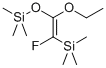 氟三甲基硅基乙烯酮乙基三甲基硅基乙缩醛(异构体的混和物)结构式_1068142-02-8结构式
