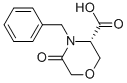 4-苄基-5-氧代吗啉-3-羧酸结构式_106910-79-6结构式