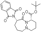 (1S,9R)-9-(1,3-二氧代异吲哚啉-2-基)-10-氧代八氢-1H-吡嗪并[1,2-a][1,2]二氮杂卓-1-羧酸叔丁酯结构式_106927-97-3结构式