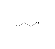 1,2-二氯乙烷结构式_107-06-2结构式