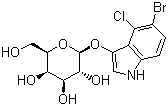 5-溴-4-氯-3-吲哚基-alpha-D-吡喃半乳糖苷结构式_107021-38-5结构式