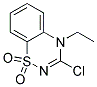 3-Chloro-4-ethylbenzo[e][1,2,4]thiadiazine 1,1-dioxide Structure,107089-77-0Structure