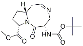(5S,8S,10aR,Z)-甲基5-((叔丁氧基羰基)氨基)-6-氧代-1,4,5,6,8,9,10,10a-八氢吡咯并[1,2-a][1,5]二吖辛因-8-羧酸结构式_1071993-04-8结构式